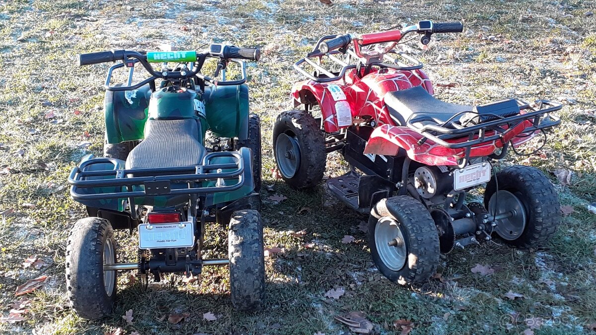 2 x elektrická čtyřkolka ATV