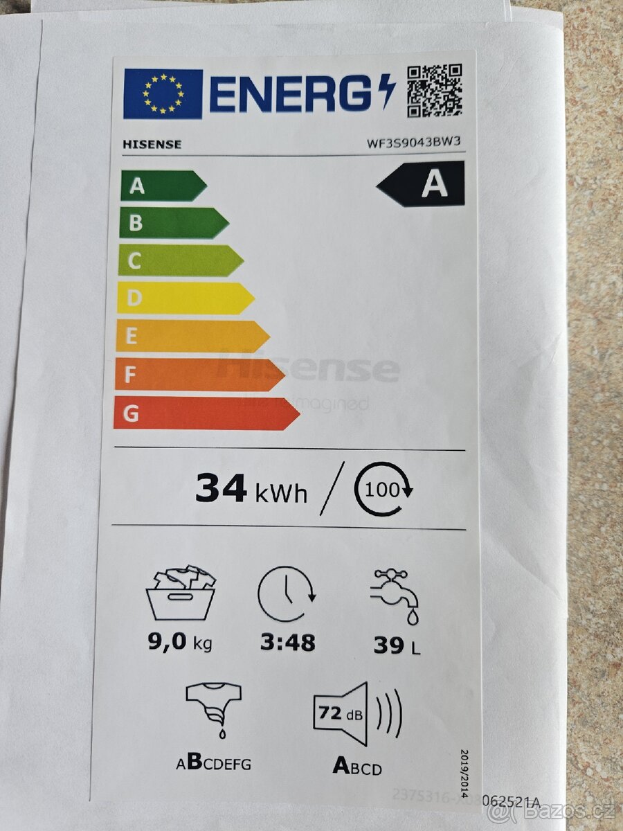 Pračka Hisense s WiFi - 3