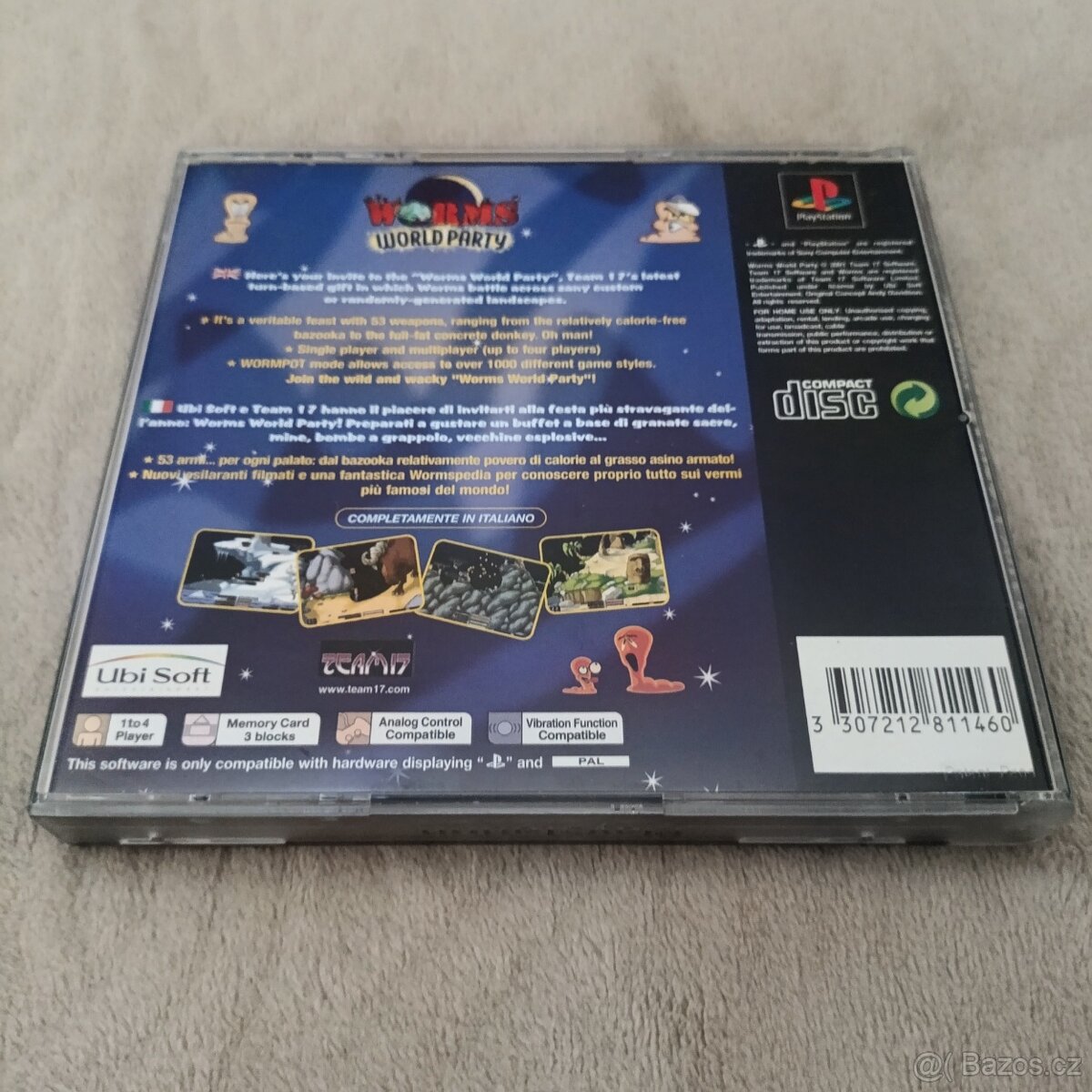 Worms World Party - Playstation 1 - 3