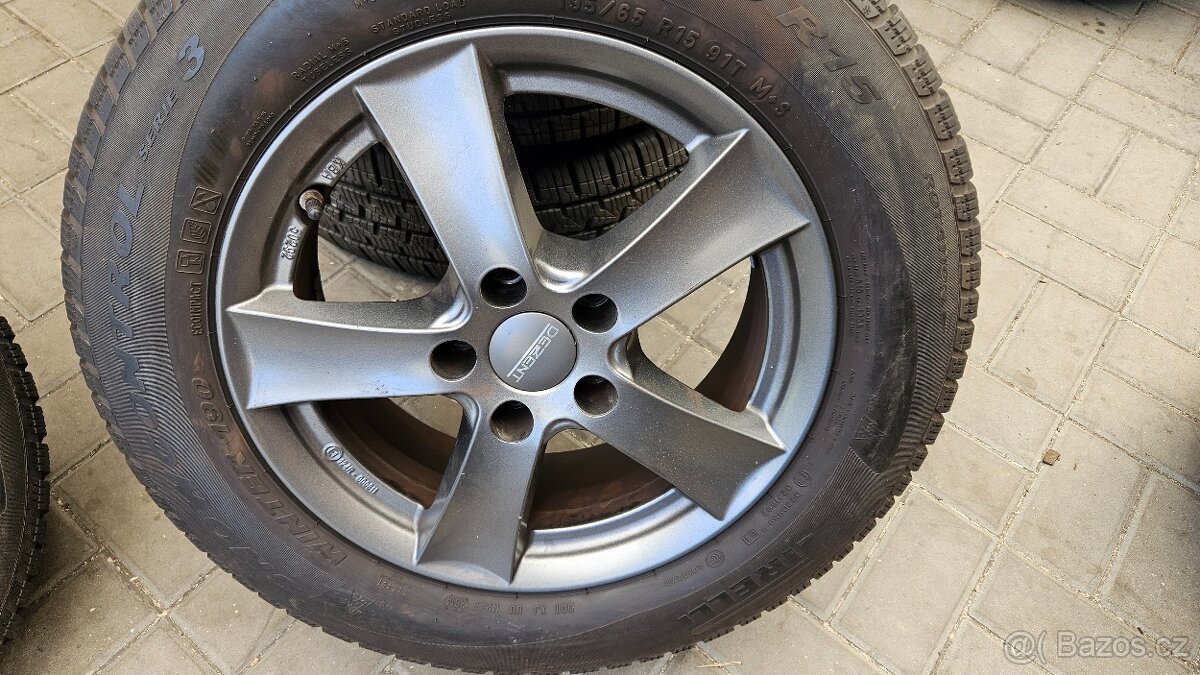 Zimní Sada Alu 5x105 195/65 R15 Opel Astra - 3