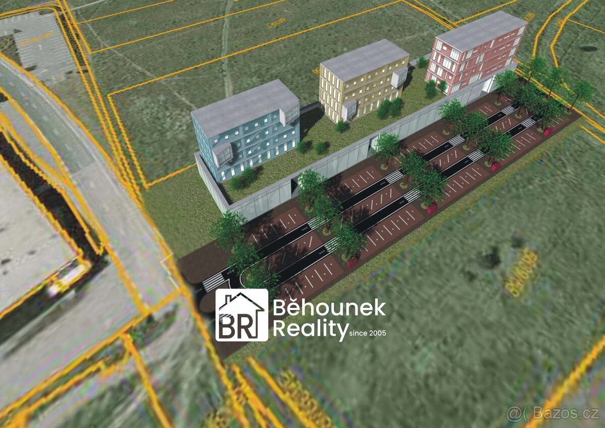 Stavební parcela 3.899 m2, k bydlení + komerční využití - Tá - 3