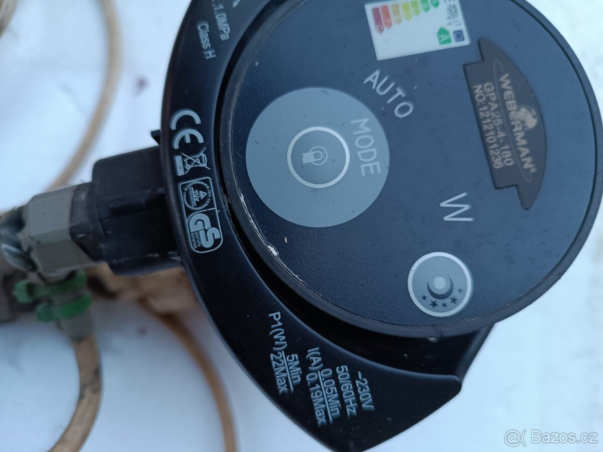 Oběhové čerpadlo Weberman GPA 25 - 4 - 180 - 3