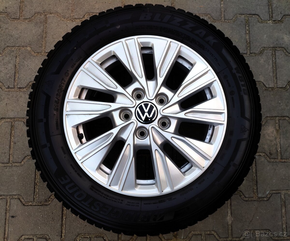 Alu kola originál Volkswagen Transportér T7 5x120 R17 - 3