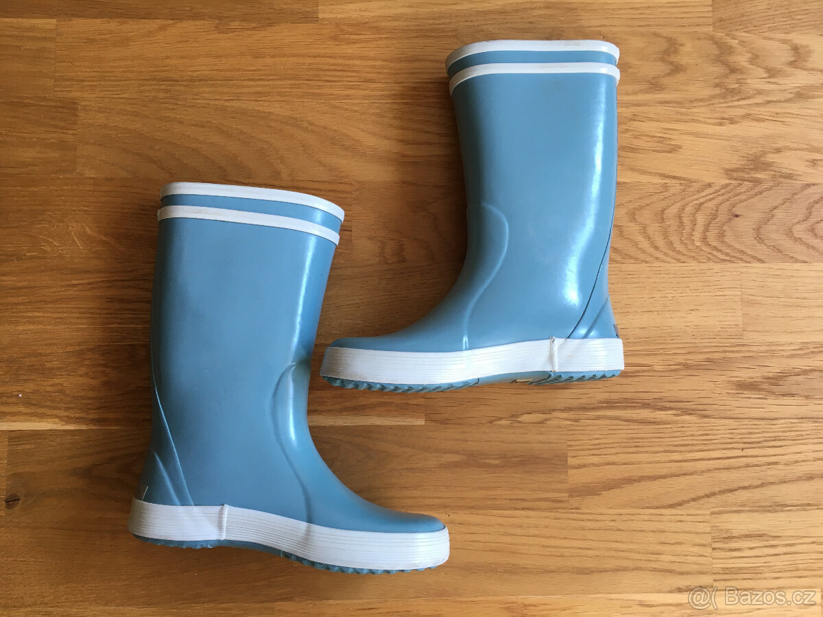 Dětské barefoot kompromis holínky světle modré 30 Aigle - 3