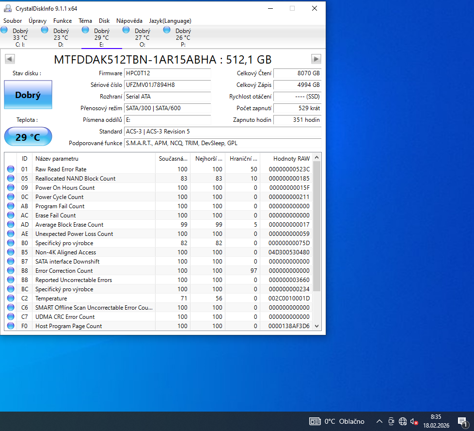 Micron 1100 512GB 2,5" SATA SSD - 3