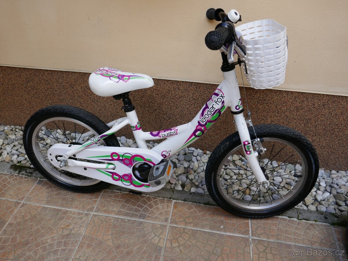 Kolečko Leader Fox Busby 16//4-6let - 3