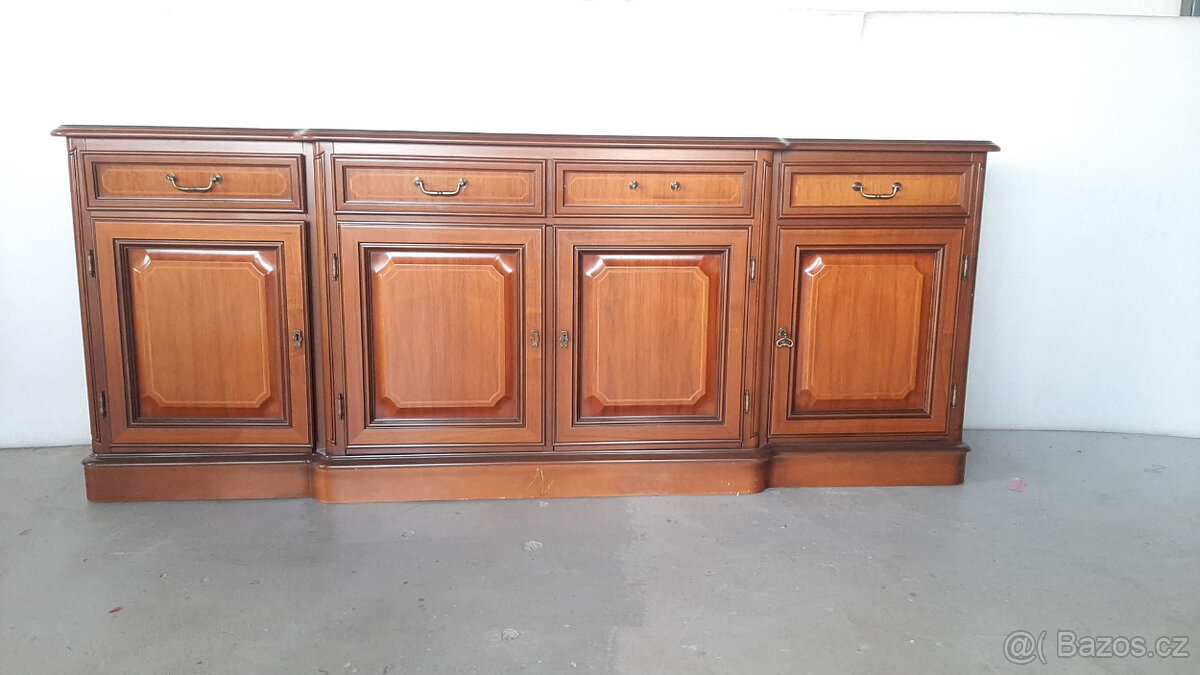 Rustikální dřevěná komoda masive - 3