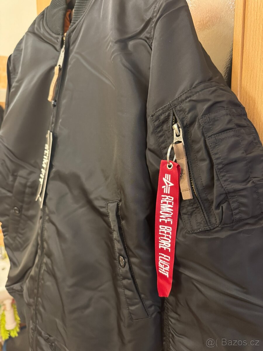 Alpha Industries - černý bomber Alpha - 3