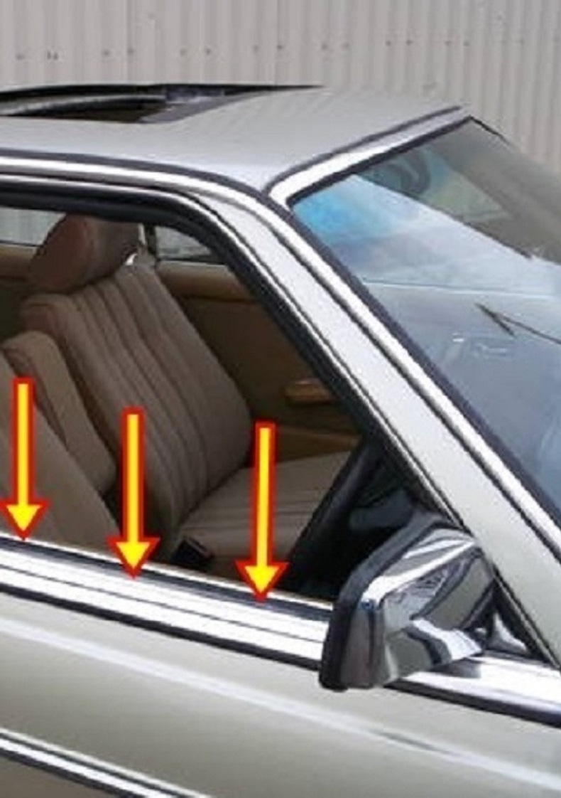 mercedes W123 sametky vnější - 3