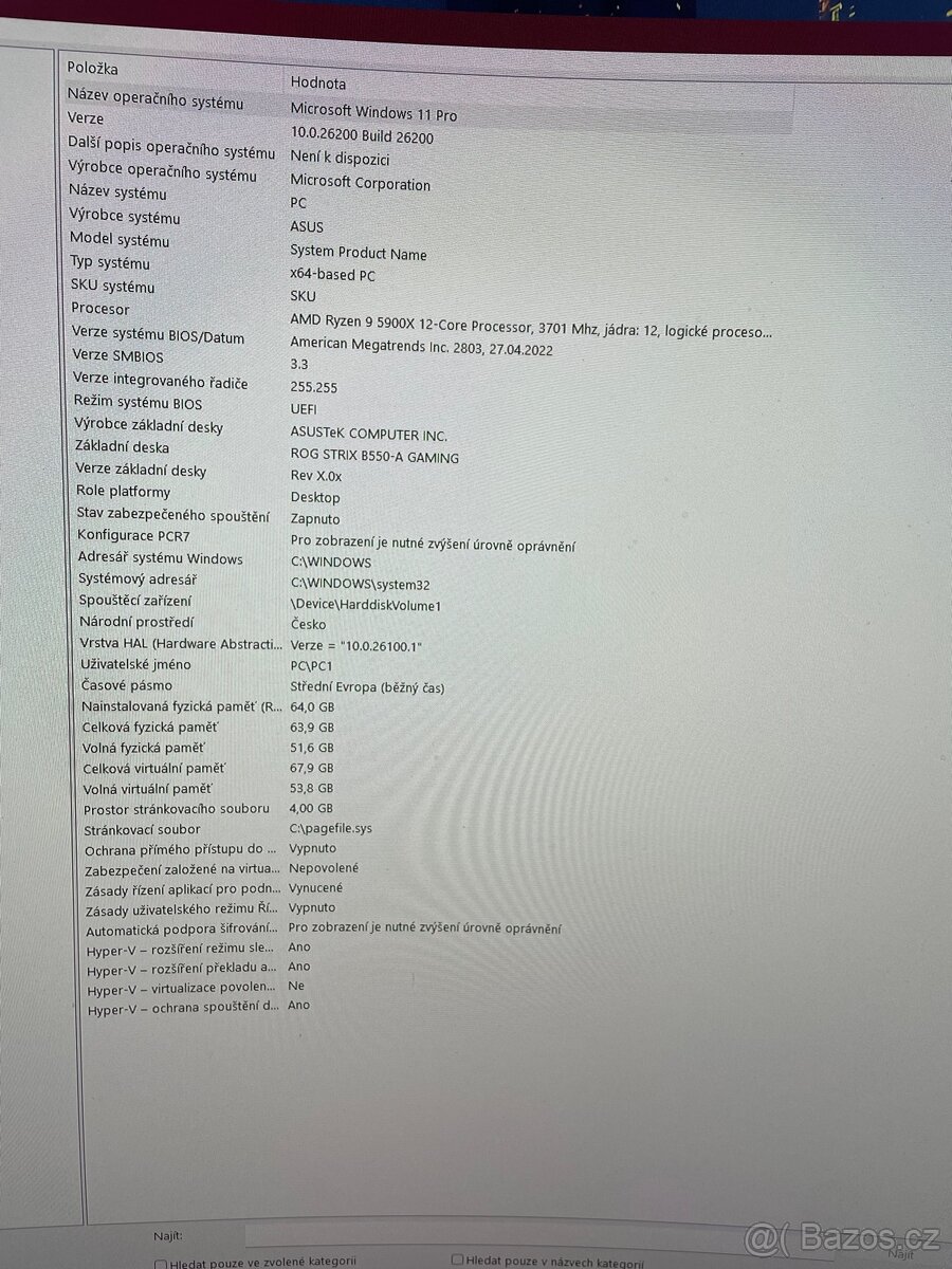 4K Herní PC - Ryzen 9/ 64GB/ 2TB/ RTX 3090 24GB + 4K monitor - 3