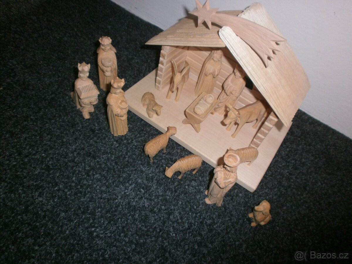 Ručně vyřezávaný český betlém 14a2 - 3