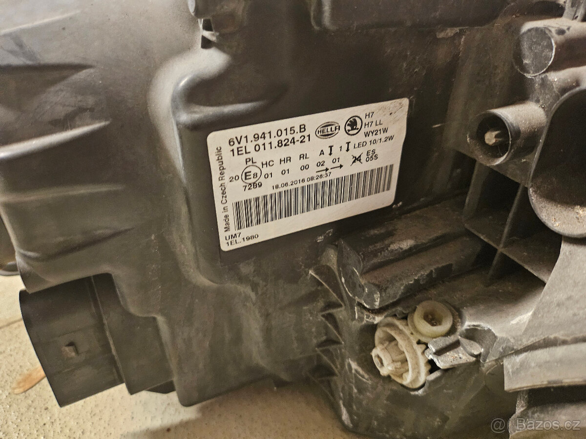 Levé přední světlo Fabia III - 3