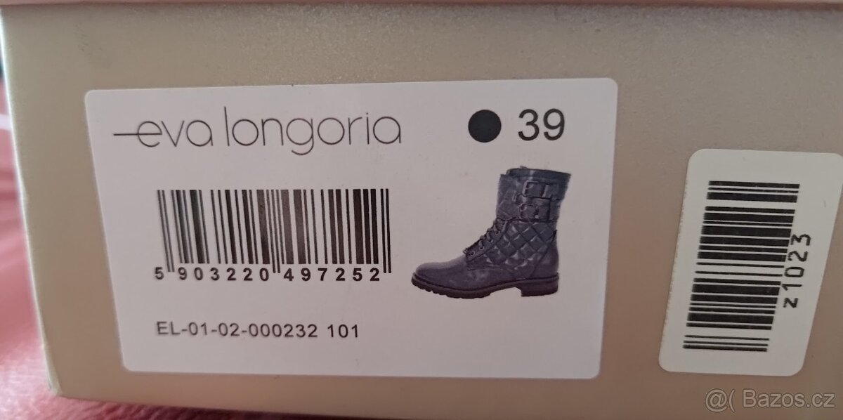 Kotníkové šněrovací boty Eva Longoria - 3