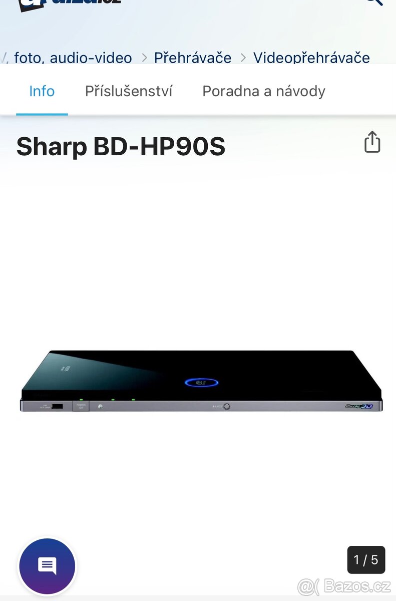 Sharp BD-HP90S Blu-Ray přehrávač - 3