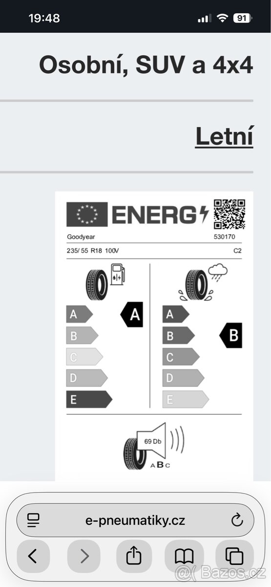 Vw 18” Napoli origo alu kola goodyear letni - 3