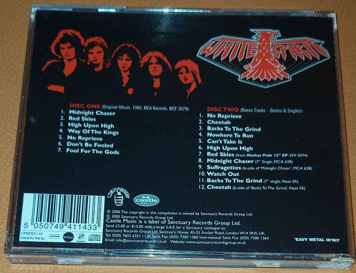 2 CD WHITE SPIRIT - WHITE SPIRIT 1980 - 3