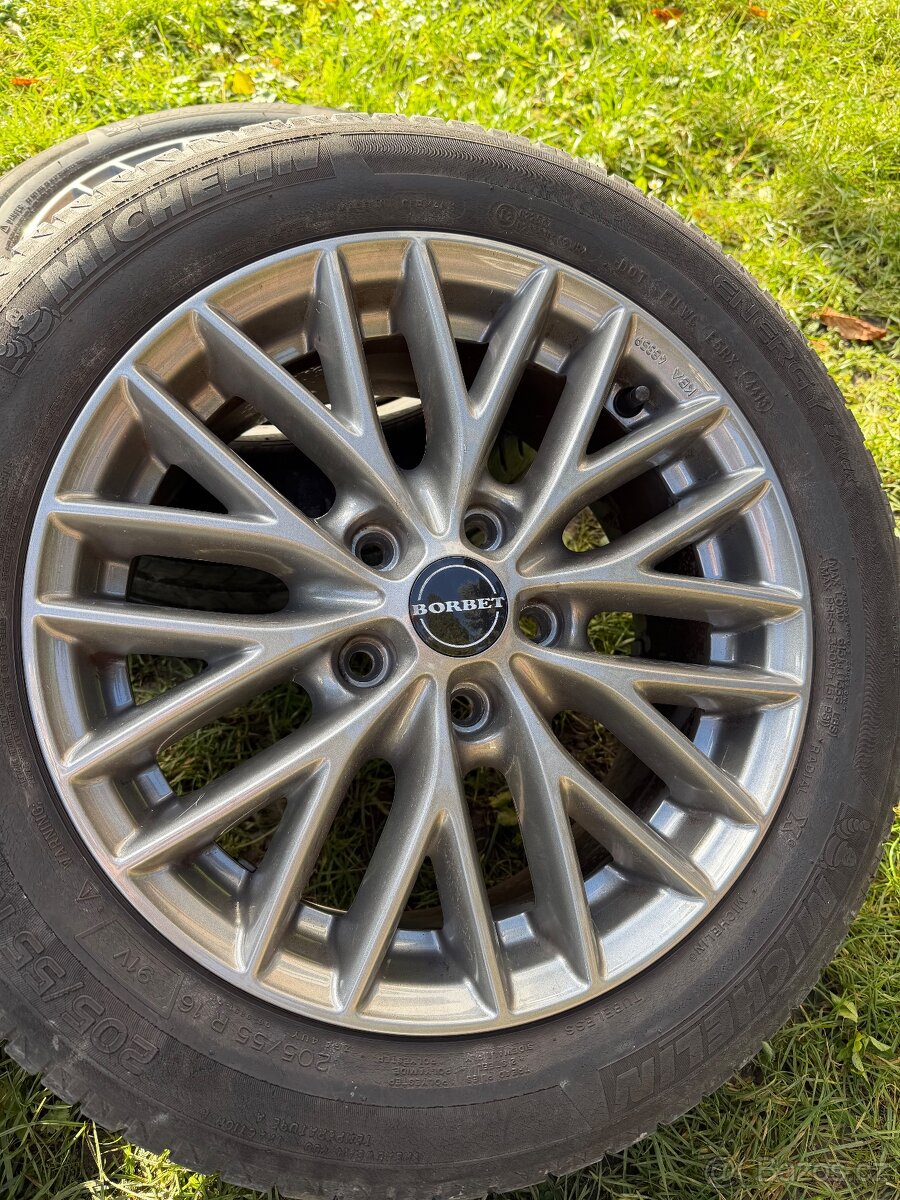 ALU kola Borbet 5x112 205/55R16 - 3