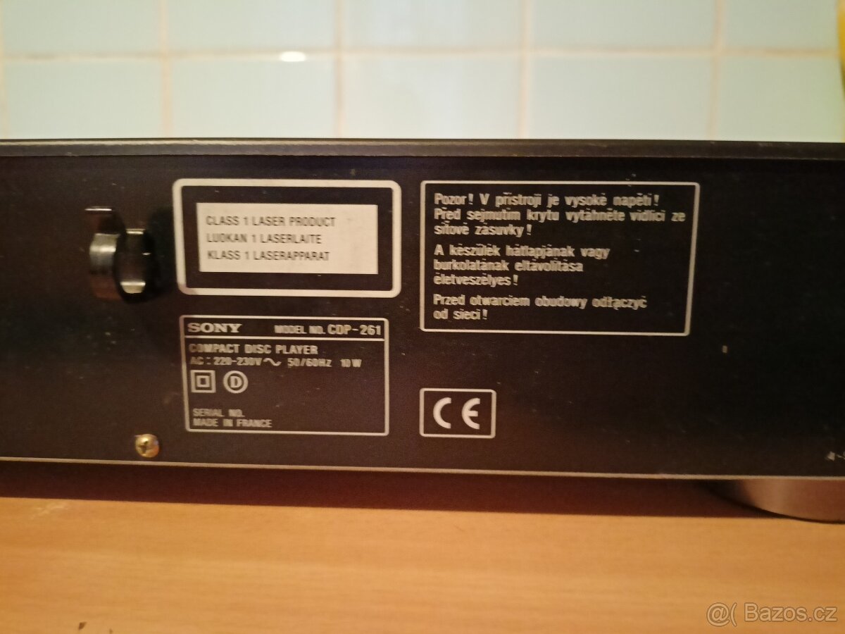 CD přehrávač Sony - 3