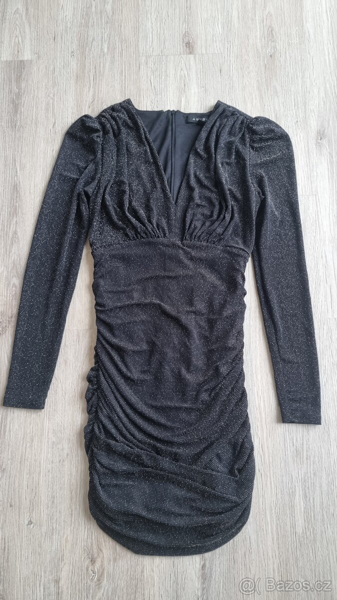 Třpytivé šaty zn. Amisu vel. 36 - 3