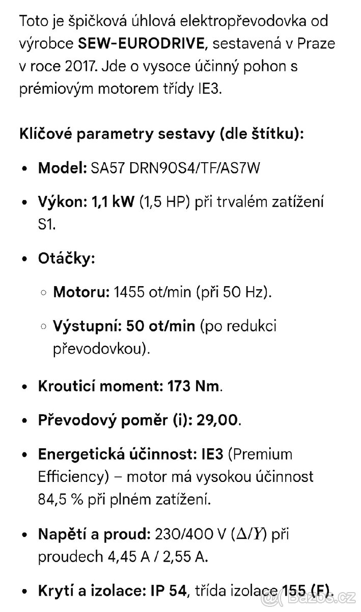 Motor s převodovkou - 3