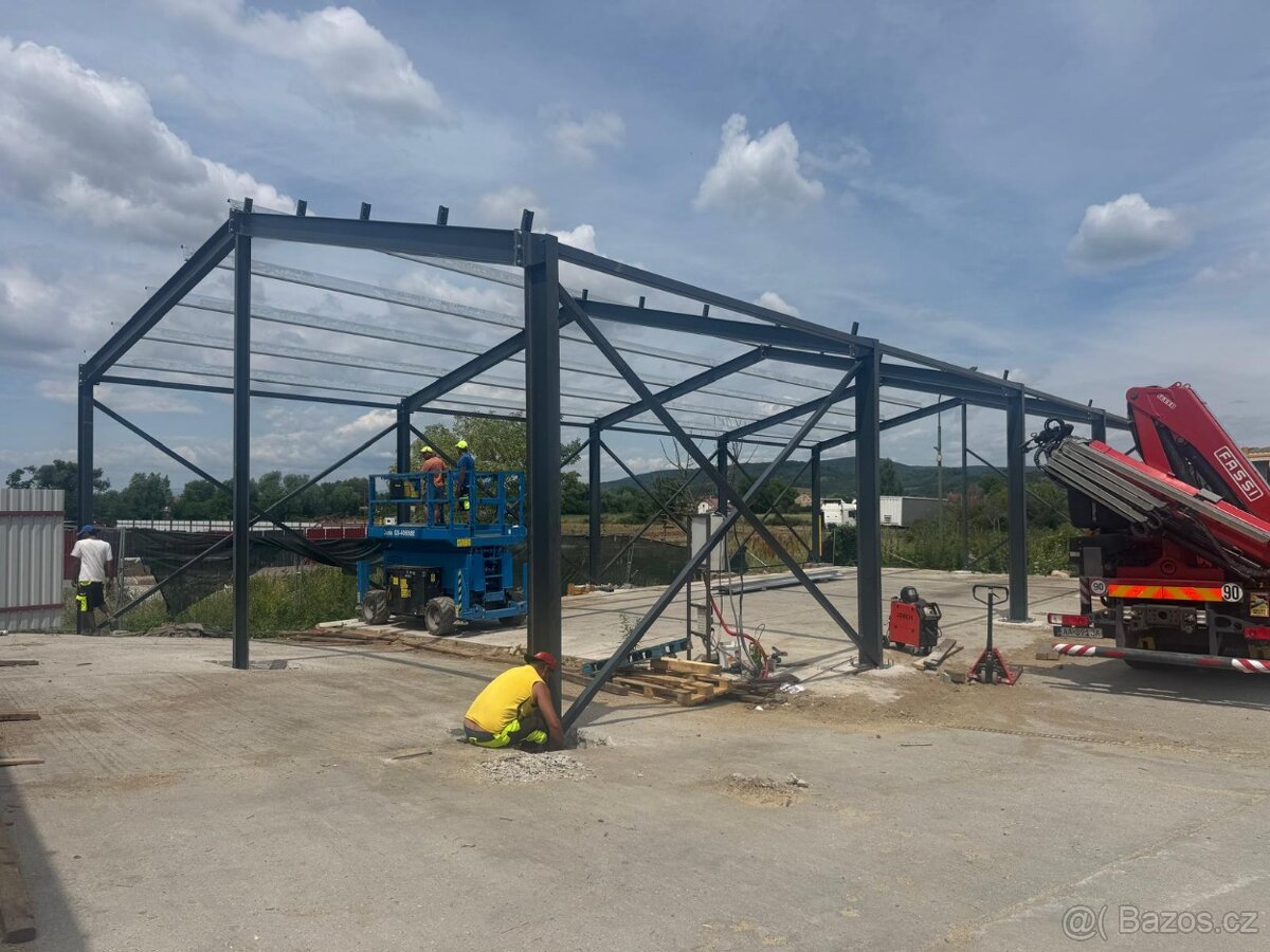 Konstrukce haly 12x24x5m - 3