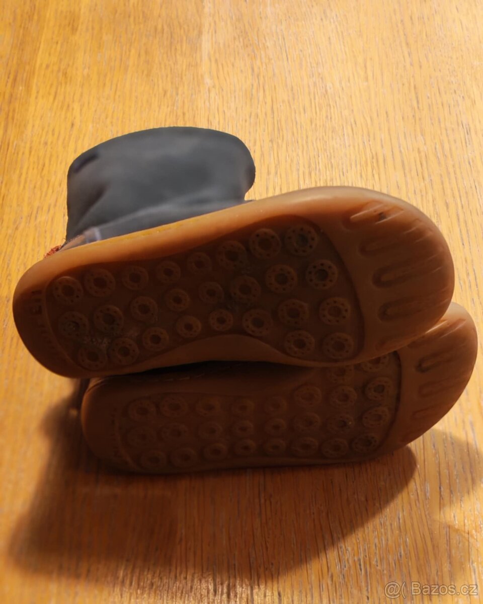 Zimní kožené barefoot boty Camper velikost 28 - 3