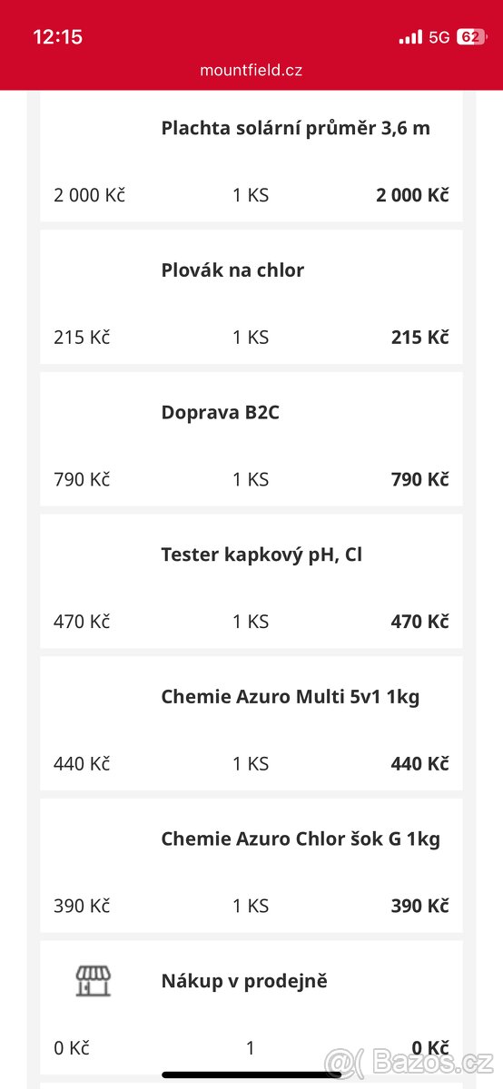 Bazén Azuro Vario V1 Plus Stone + příslušenství - 3