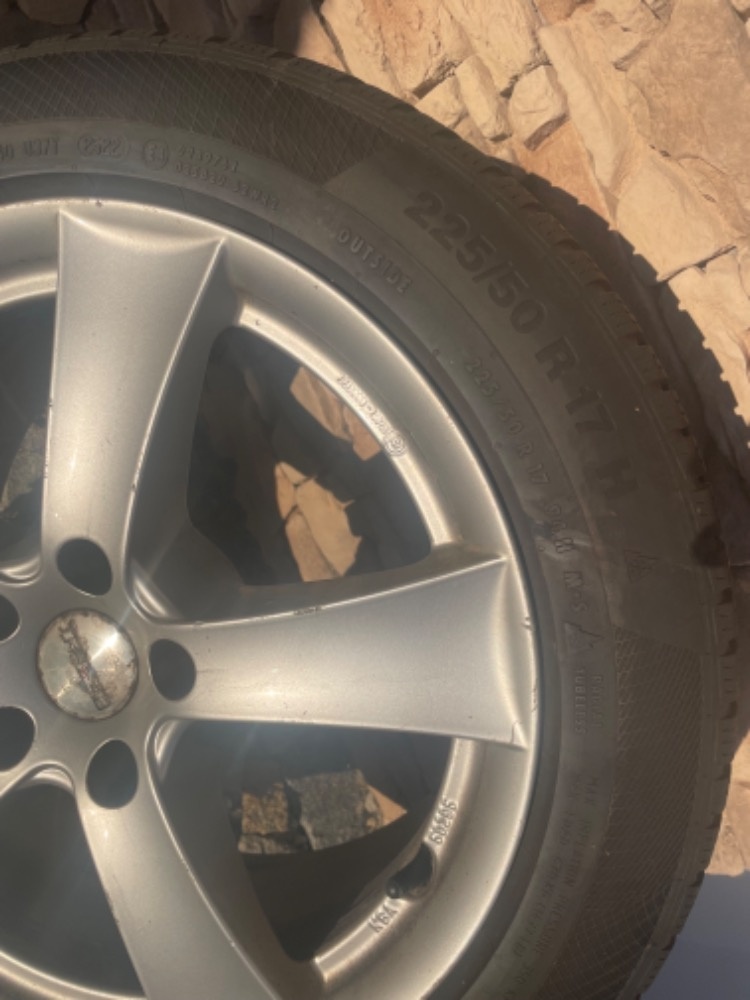 Alu sada kol continental 4x R17 225/50 zimní - 3