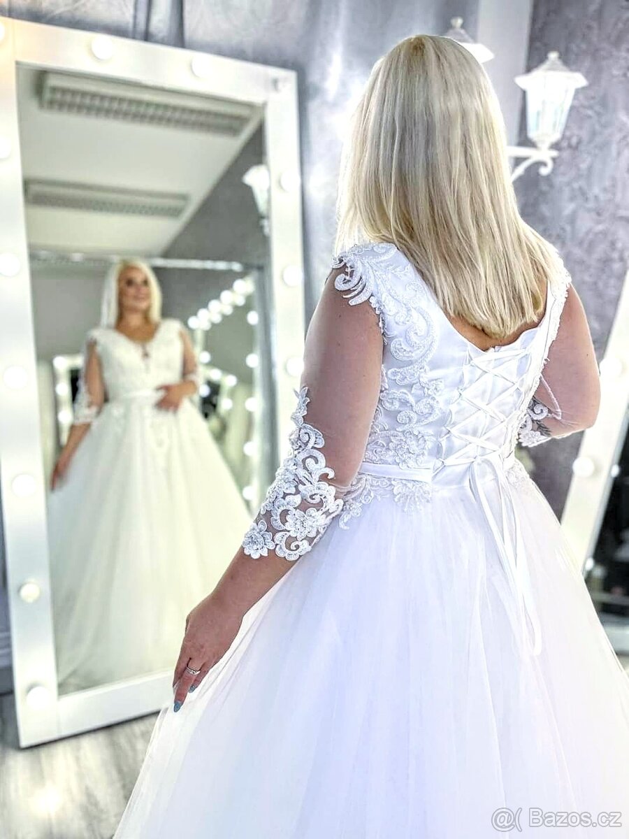 46-48 NOVÉ svatební šaty FASHION - 3
