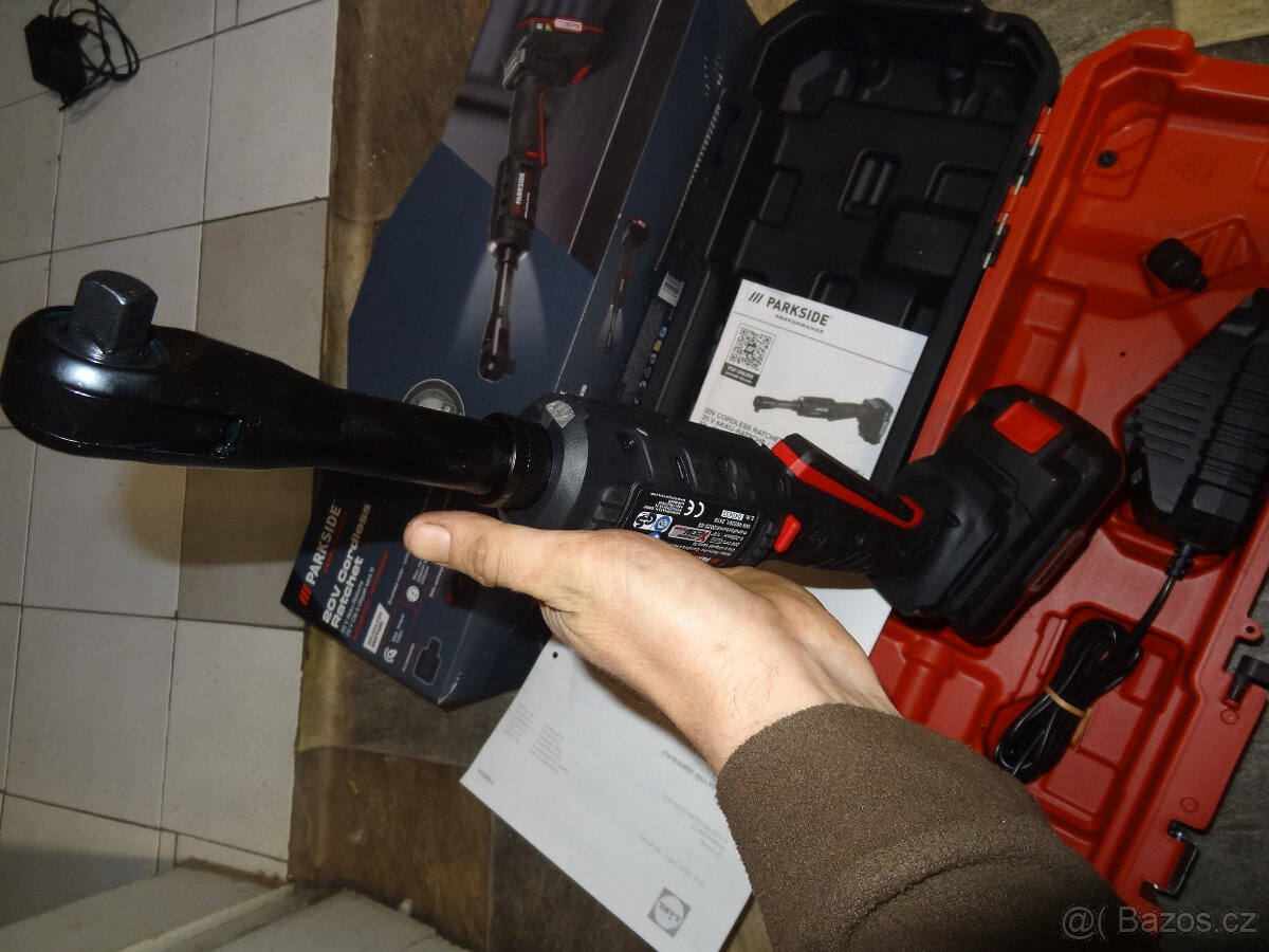 Parkside Aku ráčnový utahovák PARP 20-Li A1 + aku 2Ah x20V T - 3