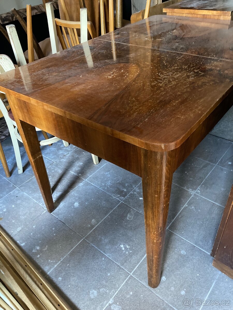 Židle Halabala 4ks a stůl zdarma - 3