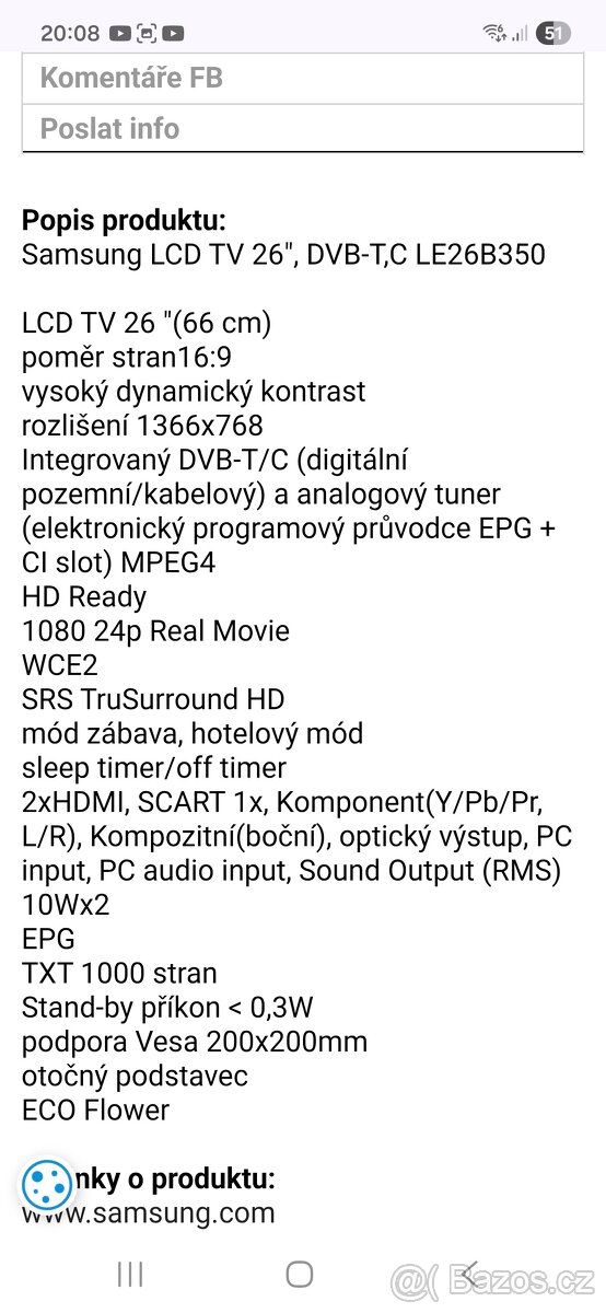 Televize Samsung - 3