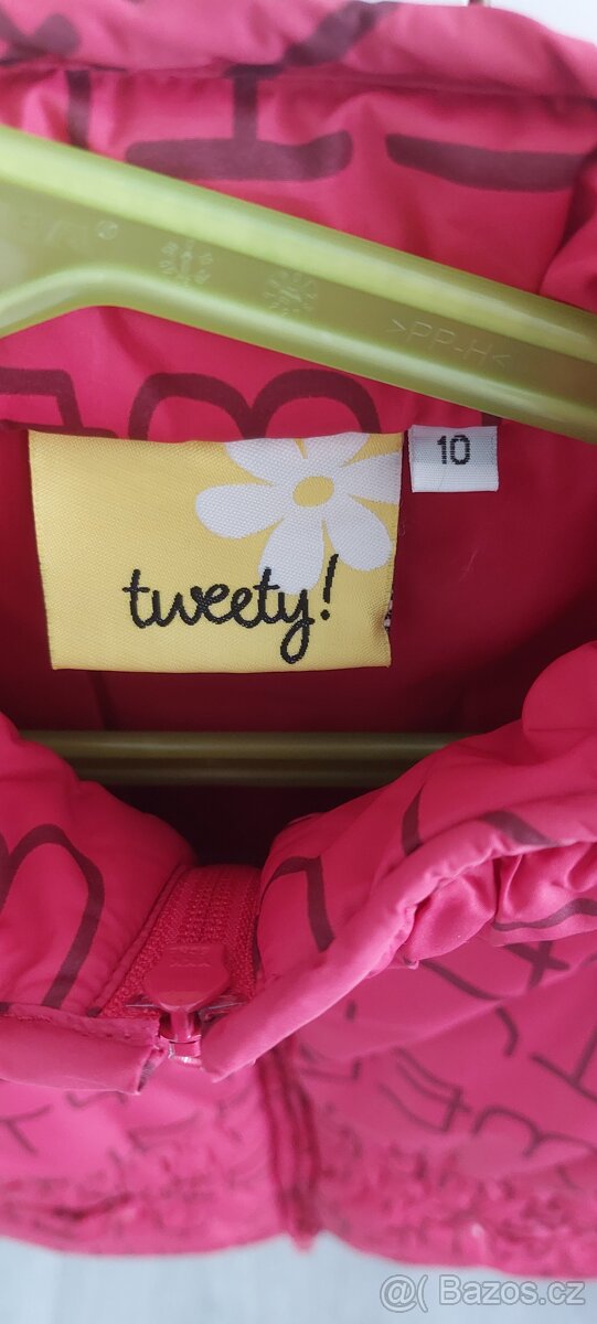 dívčí zimní bunda vel.140/146 - 3