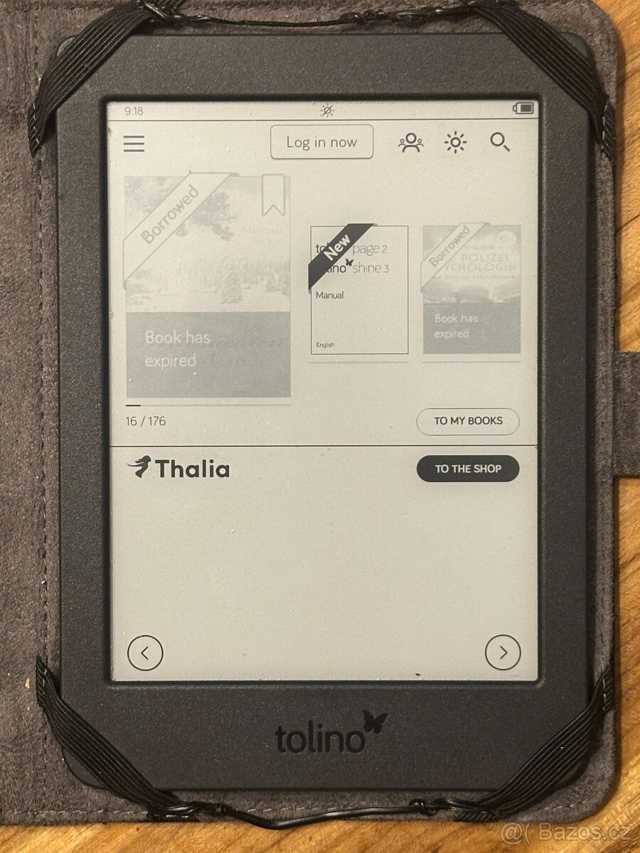 Čtečka knih Tolino Page 2 8GB černá + obal - 3