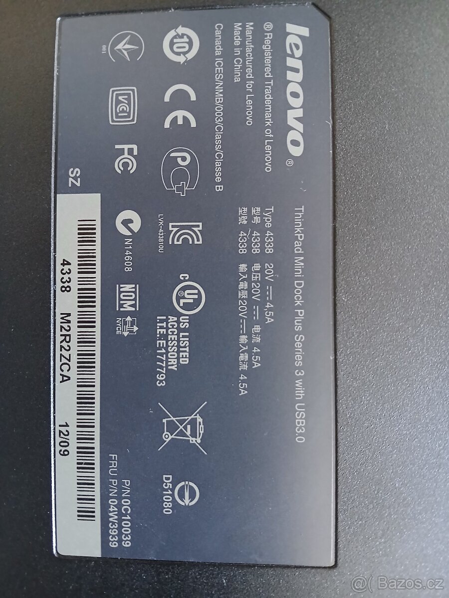 Lenovo ThinkPad Mini Dock Plus series 3 - 3