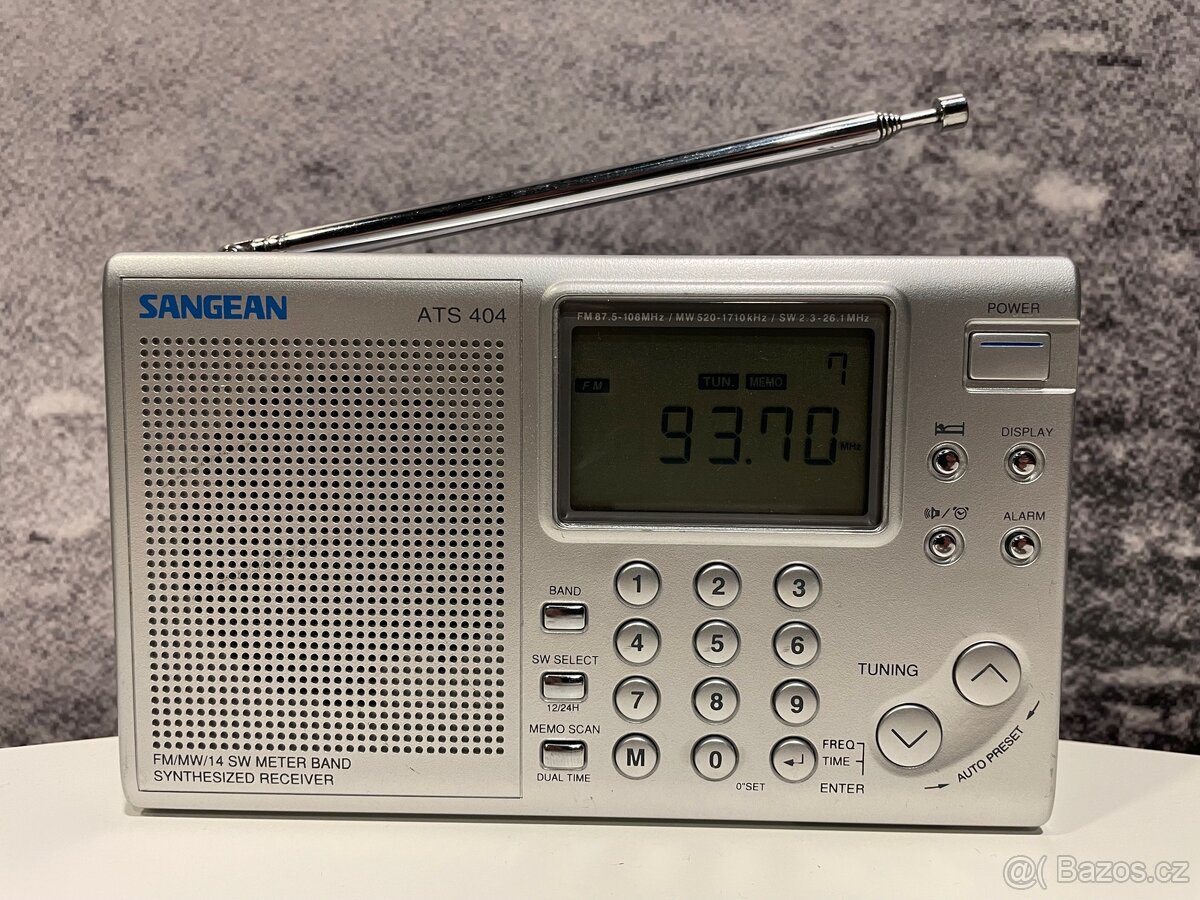 Sangean ATS-404 AM/FM Stereo/SW Receiver - 3