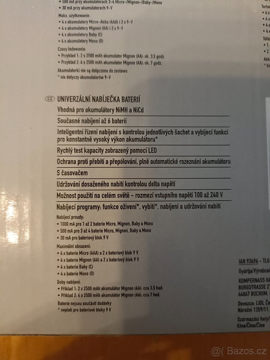 Nova nabijecka baterii + baterie - 3