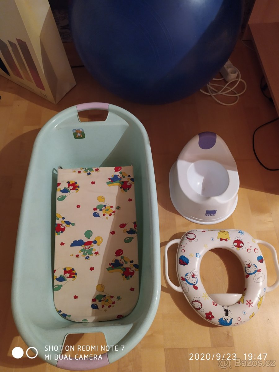 Vanička, lehátko, nočník, WC sedátko/adaptér,stolička levně - 3