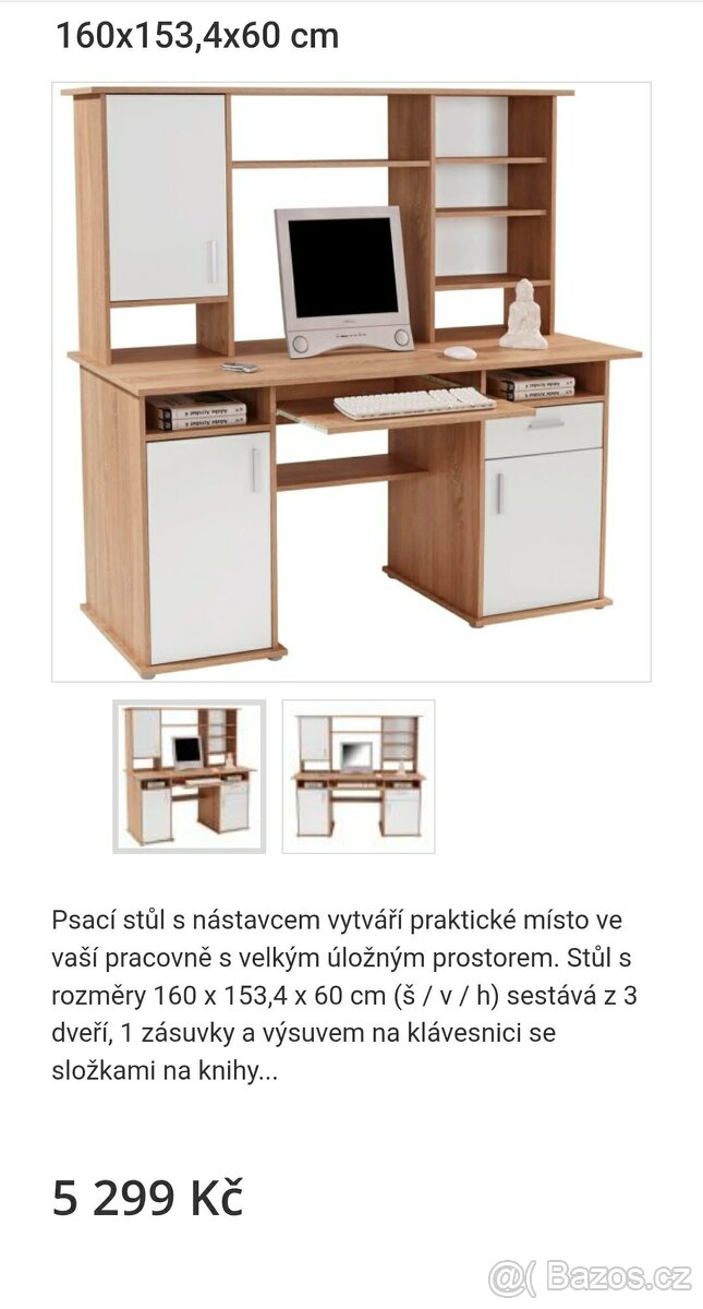 Psací stůl nebo toaletní stolek - 3