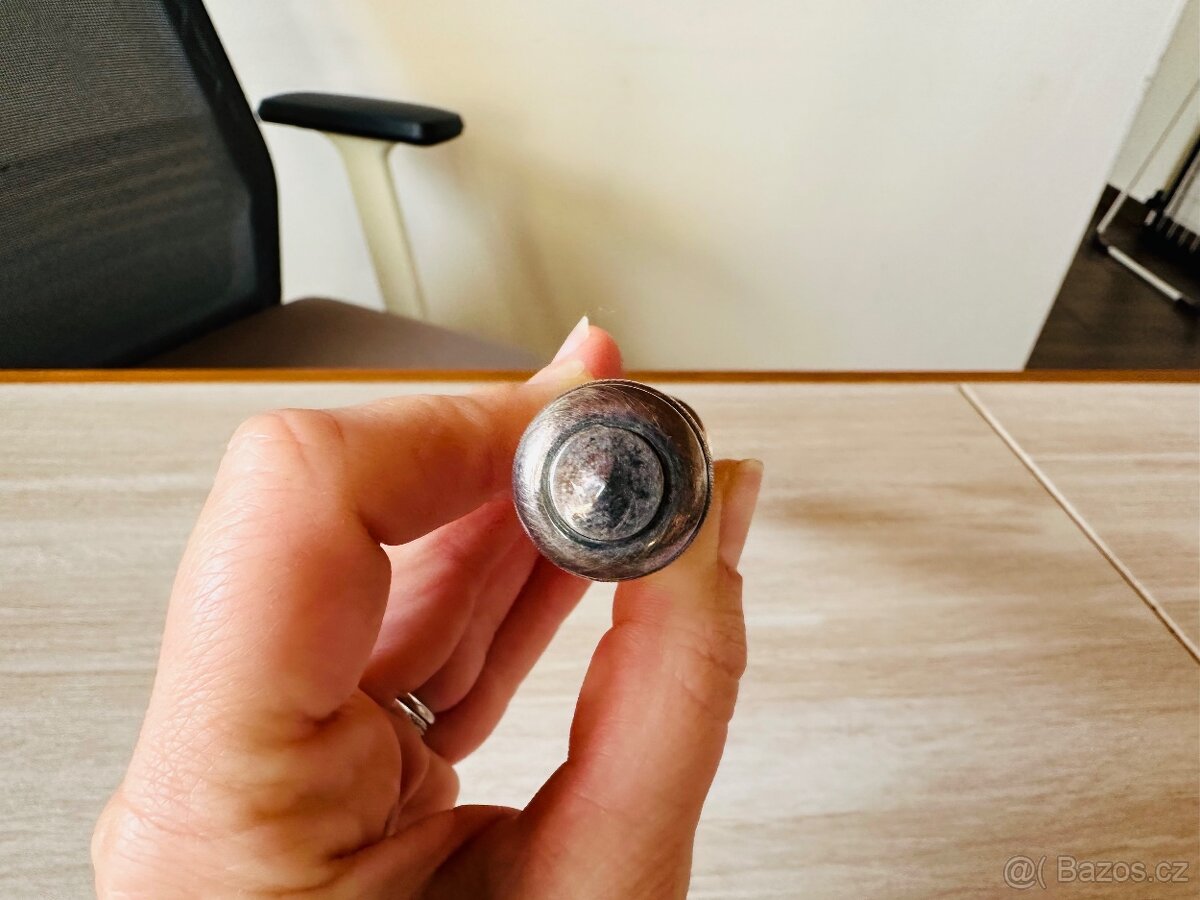 Stříbrná flétnová hlavice - 3