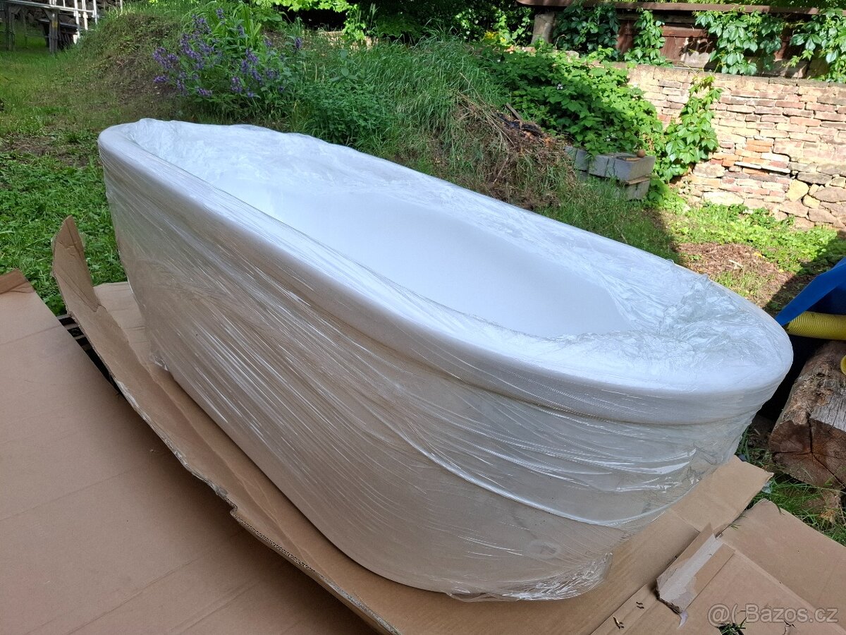 Vana RAVAK FreedomO 169x80 NOVÁ - volně stojící,odtok chrom - 3