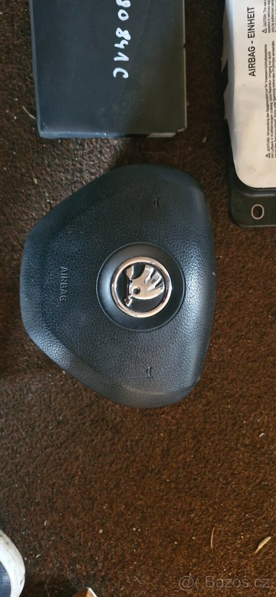 Airbag volantu spolujezdce kolenni skoda octavia 3 - 3