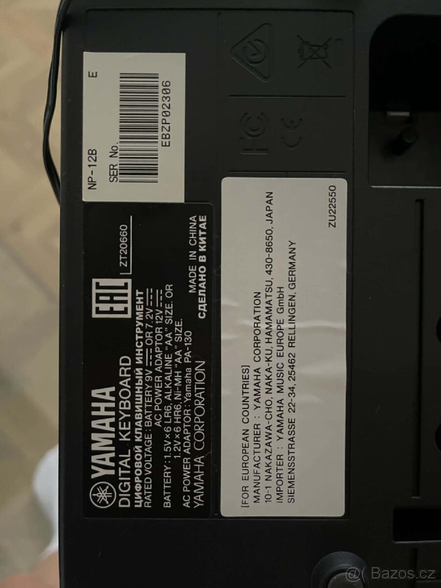 Klávesy Yamaha - 3