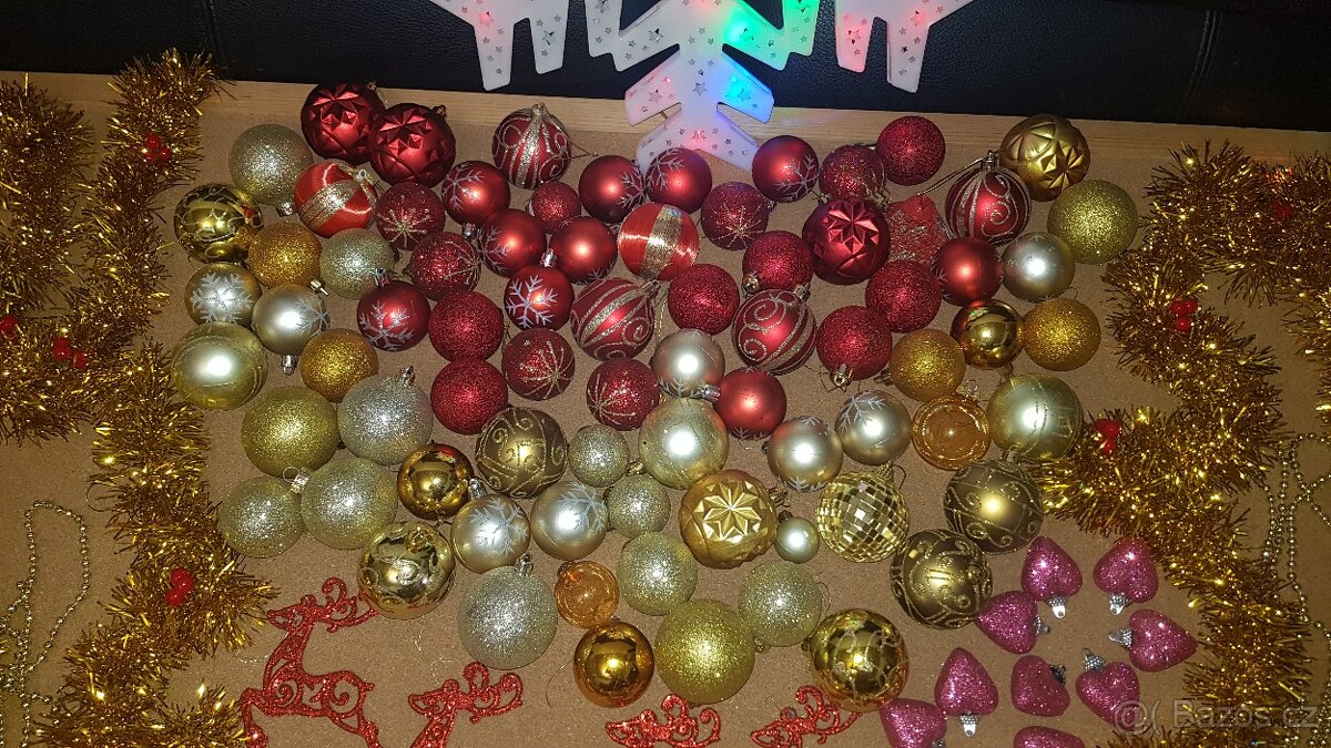 Vánoční ozdoby se svítící vločkou osvětlení nebo osvětlení+2 - 3