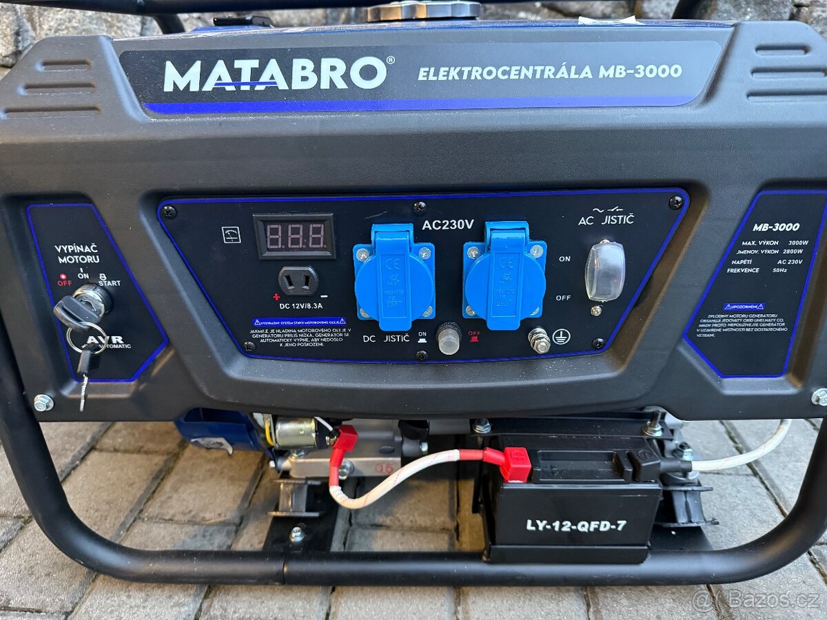 Elektrocentrála Matabro MB-3000w - 3