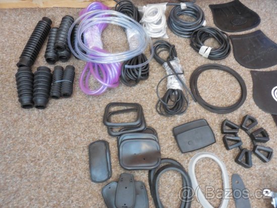 nové gumové díly na ČZ, Jawa Kývačka, Panelka, Sport, Pérák - 3