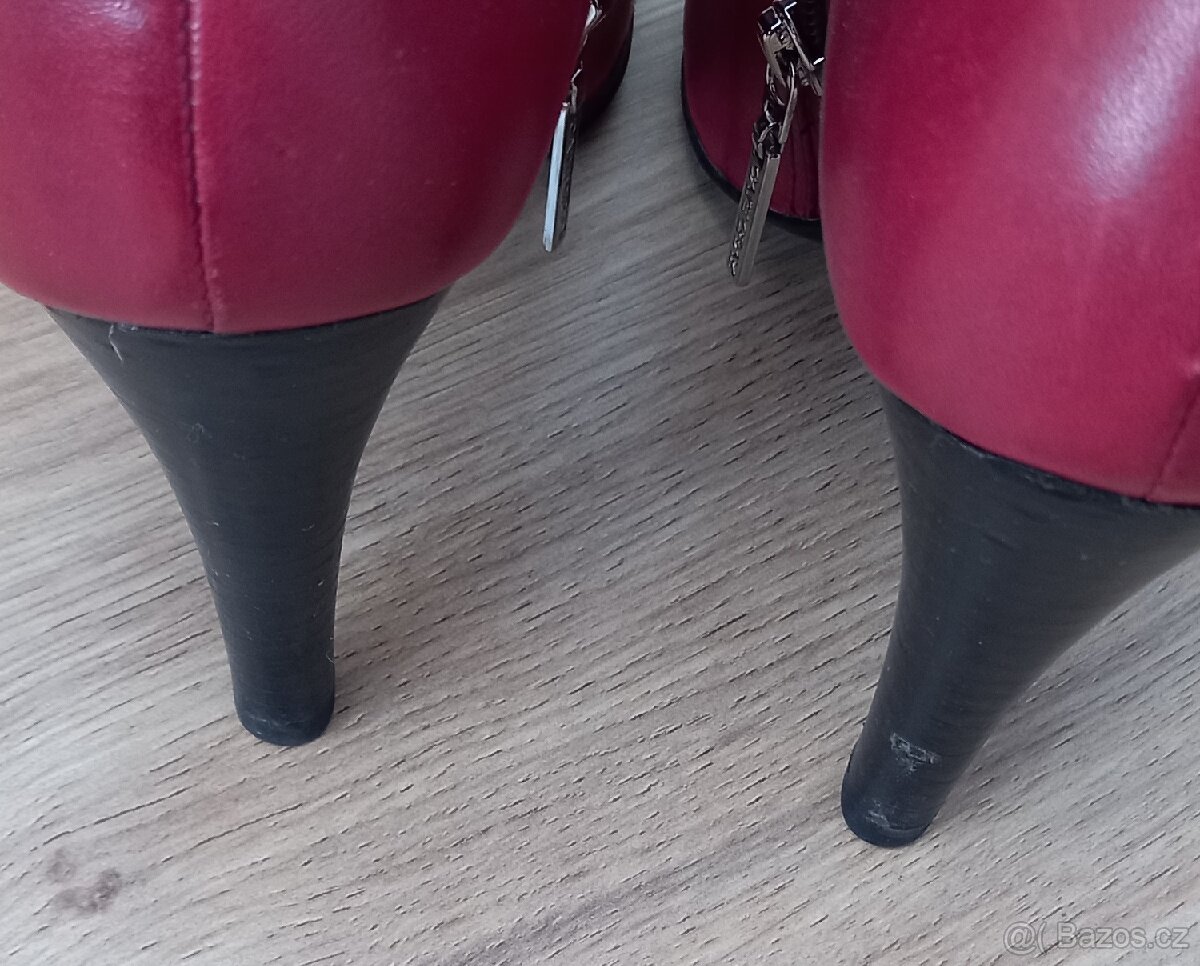 Kozene kotnickove boty 40 - 3