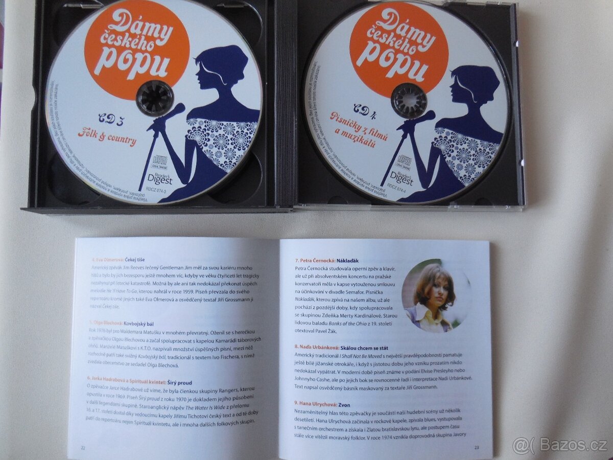 CD Dámy českého popu 4 ks CD. - 3