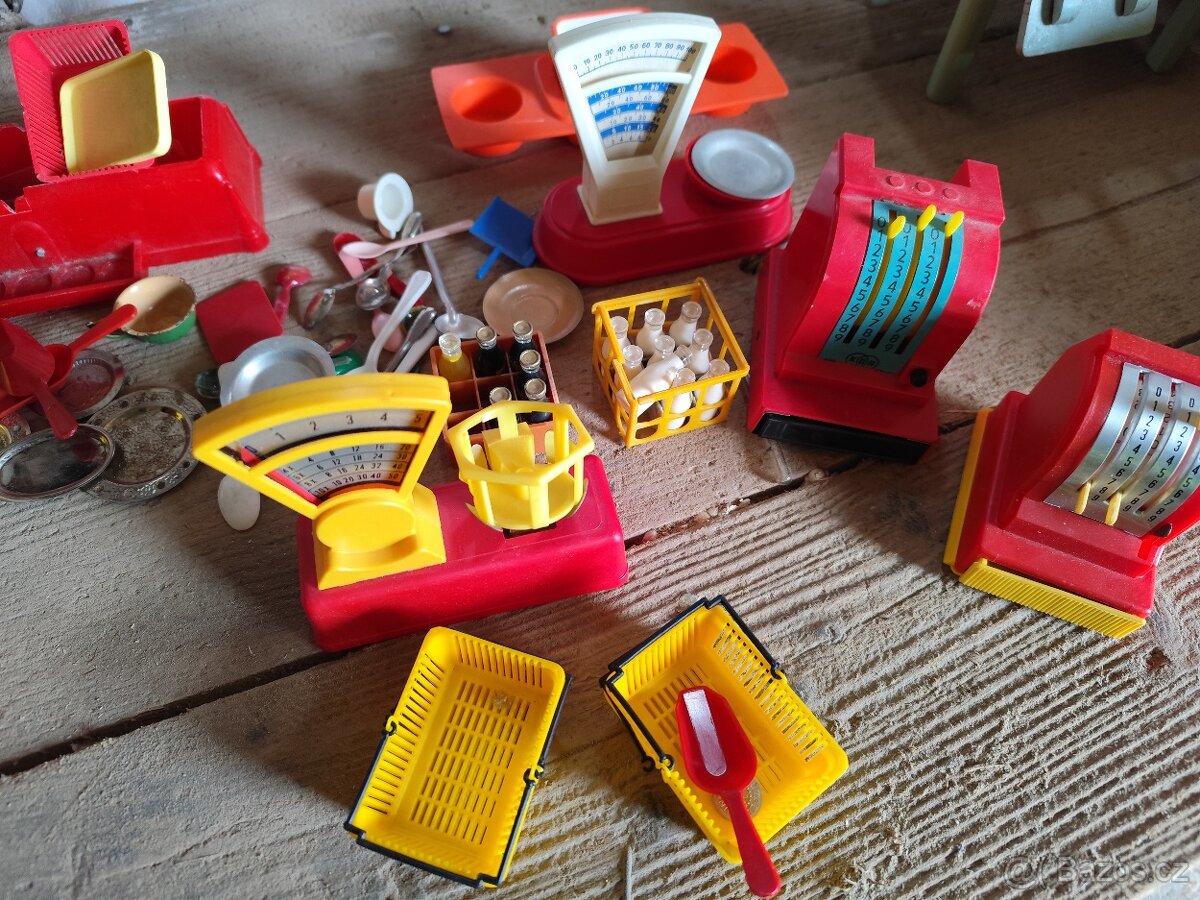 Kramek + kuchynka pro panenky Retro - 3