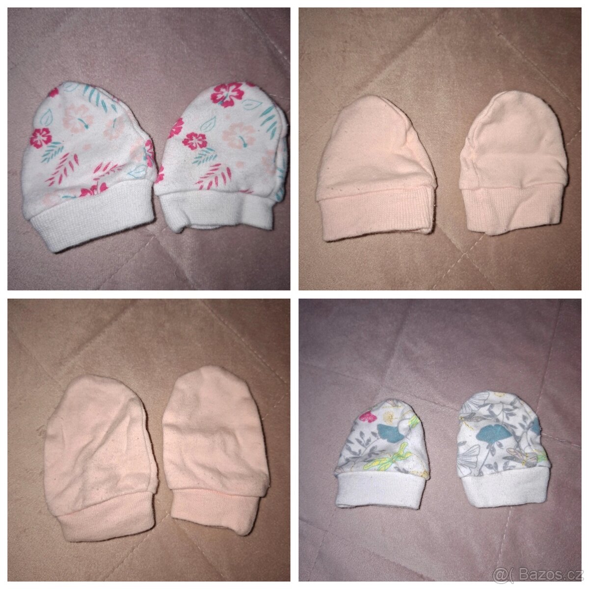 Čepičky vel. newborn/novorozenci - 3